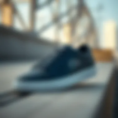 Elegant Lacoste black sneaker showcasing its sleek design