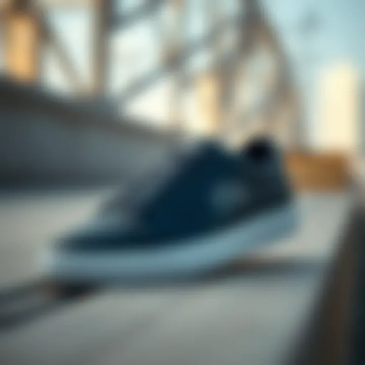 Sleek Design of Lacoste Black Sneaker Elegant Lacoste black sneaker showcasing its sleek design