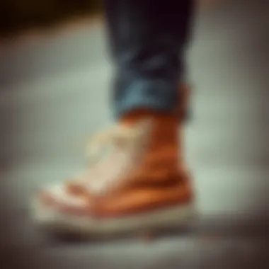 Leather Converse Boots Casual Outfit Leather converse boots paired with casual outfit