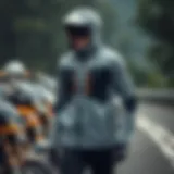 Stylish outdoor jacket showcasing modern design