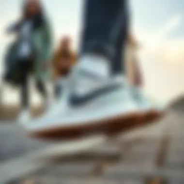 Styling with Nike Air Fashion-forward women styling Nike Air shoes in various outfits