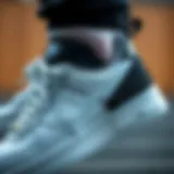 Close-up view of Nike Air Force 270 design