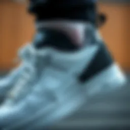 Close-up view of Nike Air Force 270 design