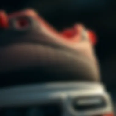 Close-up of Nike Air Max cushioning technology