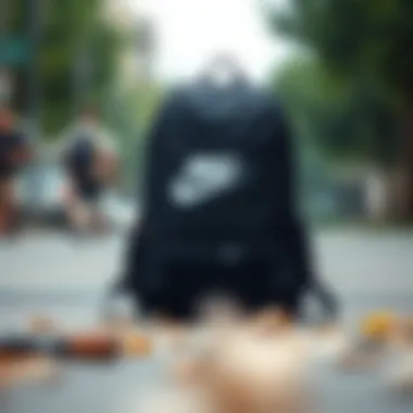 Stylish Nike backpack suitable for school use