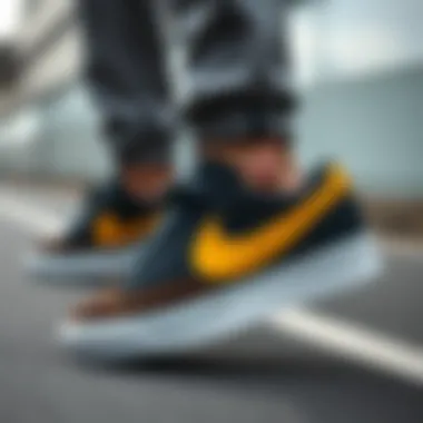 Performance features showcased in Nike Blazer Low 77