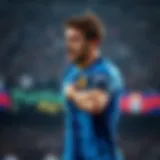 Nike captain's armband on a soccer player