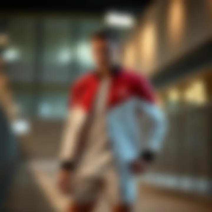 Dynamic display of Nike short blazer showcasing its versatile style