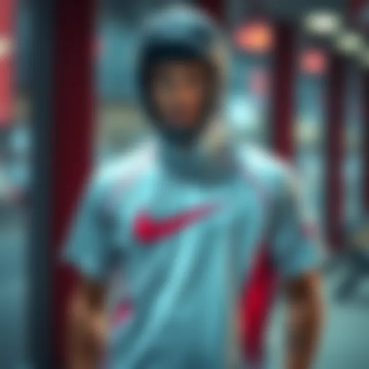 Visual representation of market trends in sports apparel