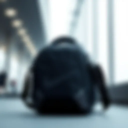 A sleek Nike Utility Speed bag displaying its innovative design.