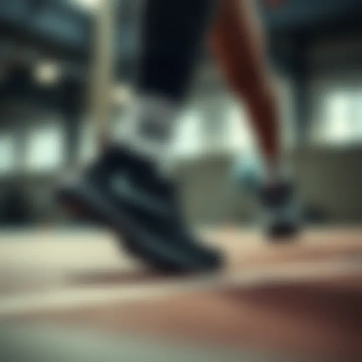 Performance Benefits of Nike Waffle Shoes Athlete performing in Nike Waffle shoes highlighting performance