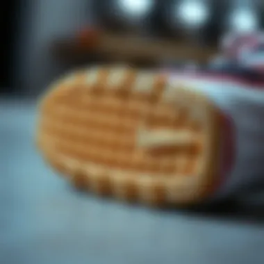 Innovative Technology in Nike Waffle Sole Close-up of Nike Waffle sole demonstrating innovative technology
