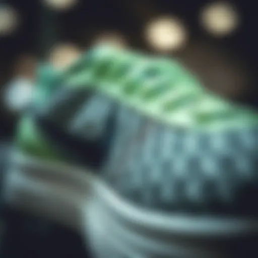 Close-up view of Nike Zoom Fly 5 showcasing its innovative design elements.