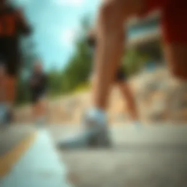 Friends Engaging in Sports with Northwild Group of friends enjoying sports with Northwild footwear