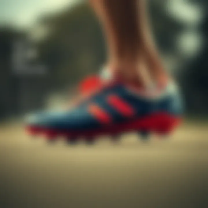 A performance chart demonstrating the impact of proper cleat choice