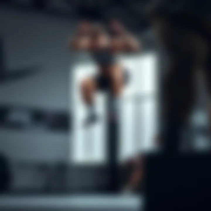 Athlete performing box jumps for strength building