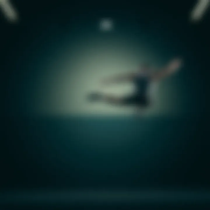 Illustration of proper landing techniques in plyometrics