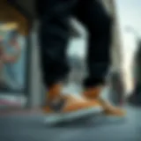 Urban Style with Polo Shoes Stylish Polo shoes showcased in an urban setting