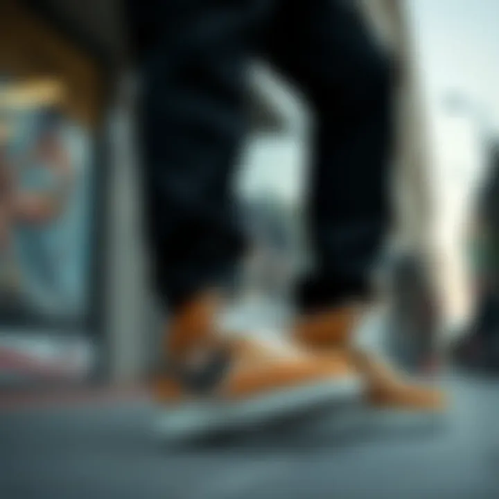 Urban Style with Polo Shoes Stylish Polo shoes showcased in an urban setting