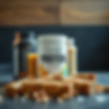 Fueling Performance with Protein An array of protein shakes and bars designed for athletic performance enhancement