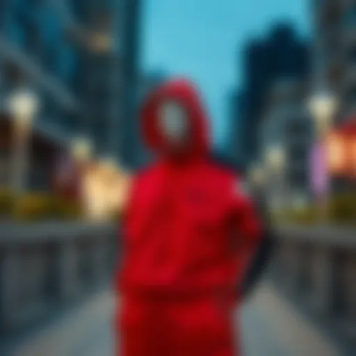 Urban Elegance of Puma Tracksuit Elegant Puma tracksuit displayed in a modern urban setting