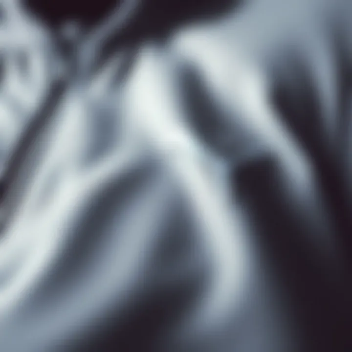 Close-up of high-quality fabric used in Puma women's tracksuits.