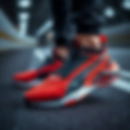 Innovative design of Puma Nitro shoes enhancing athletic performance