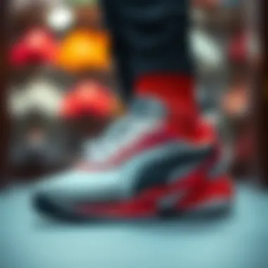 Quality craftsmanship in Puma athletic shoes