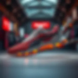 Dynamic Puma shoe design showcasing modern trends