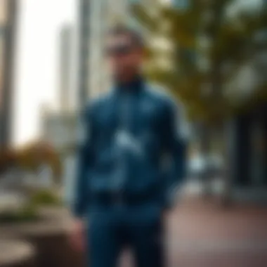 Stylish Puma tracksuit in an urban setting