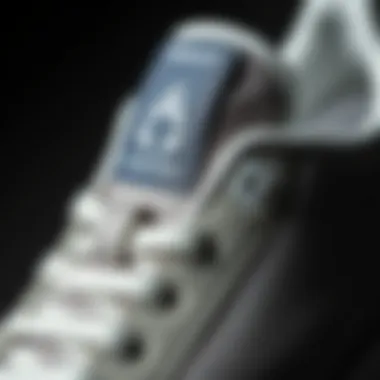 Intricate Design Details Close-up of Reebok Club C detailing