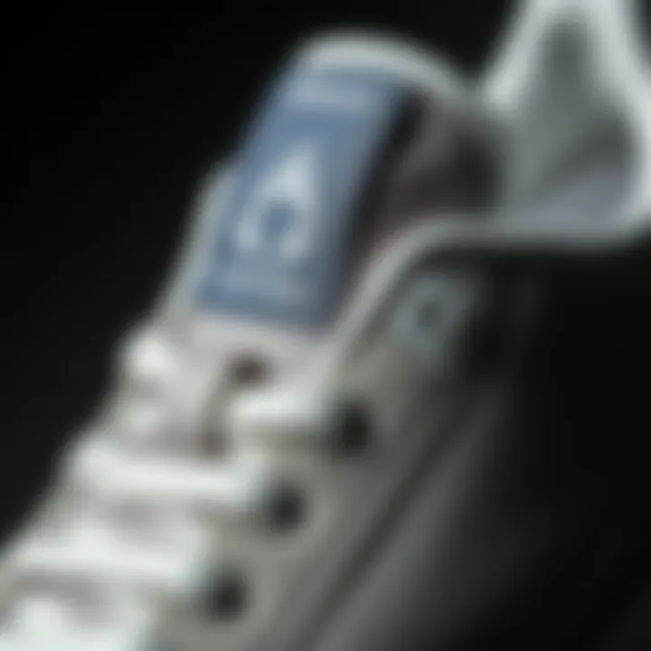 Intricate Design Details Close-up of Reebok Club C detailing