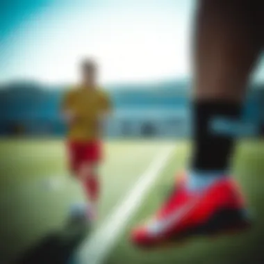 Ronaldo training with Nike footwear