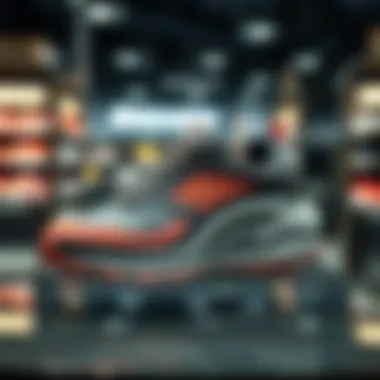 Comfort Meets Style: Skechers Haki Shoes Comfortable Skechers shoes on a stylish display