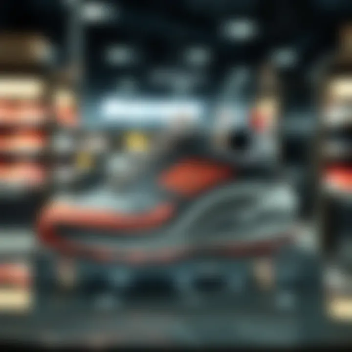 Comfort Meets Style: Skechers Haki Shoes Comfortable Skechers shoes on a stylish display