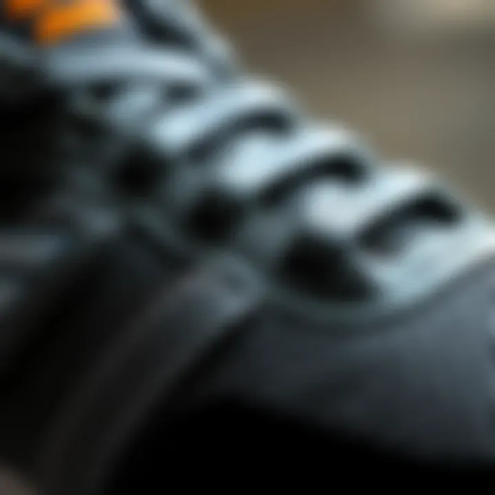 Close-up of the high-quality materials used in Skechers Microspec
