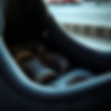 Close-up on the comfortable interior showcasing cushioning and support