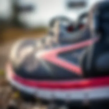 Advanced Cushioning Technology in Slazenger Running Shoes Close-up of the advanced cushioning technology in Slazenger running shoes