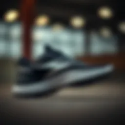 Sleek design of Slazenger running shoes from the side