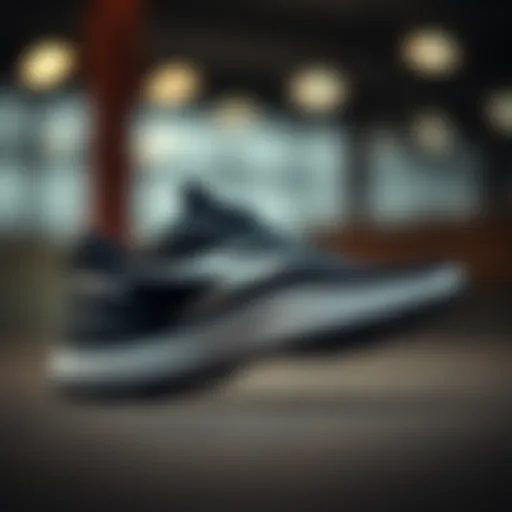 Sleek design of Slazenger running shoes from the side