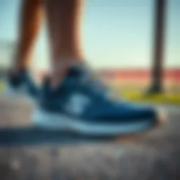 Dynamic performance of Slazenger sports shoes during a running session