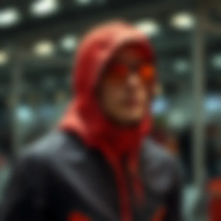 Innovative sportswear showcasing advanced materials