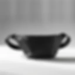 A stylish sport waist bag displayed on a minimalist background.