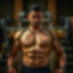 A weightlifter showcasing strength training