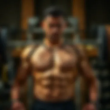 A weightlifter showcasing strength training