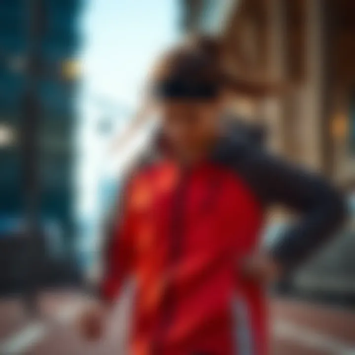 Dynamic movement in sports attire