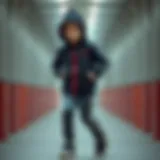 Stylish tracksuit for kids showcasing modern design