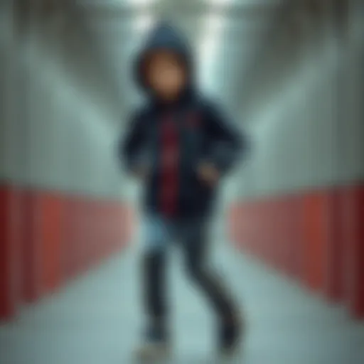 Stylish tracksuit for kids showcasing modern design