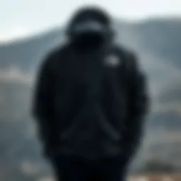 Elegant black jacket showcasing modern design