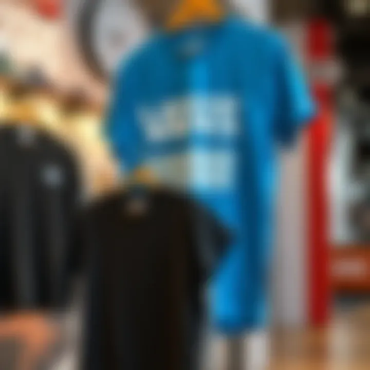 Stylish Presentation of Vans Apparel Stylish Vans t-shirt on display